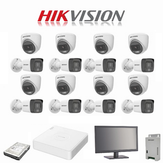 HIK HD-TVI 16 Ch Hi-Res DVR Installer Kit