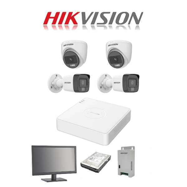 HIK HD-TVI 4 Ch Hi-Res DVR Installer Kit