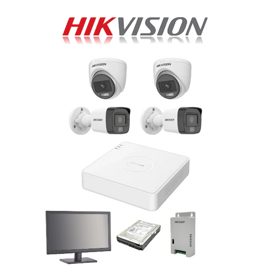 HIK HD-TVI 4 Ch Hi-Res DVR Installer Kit