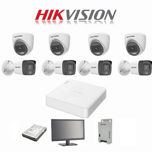 HIK HD-TVI 8 Ch Hi-Res DVR Installer Kit