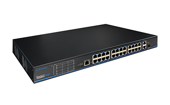 UTEPO 24 Port 10100 PoE 2 Gbps RJ45 1 SFP (Combo) Switch