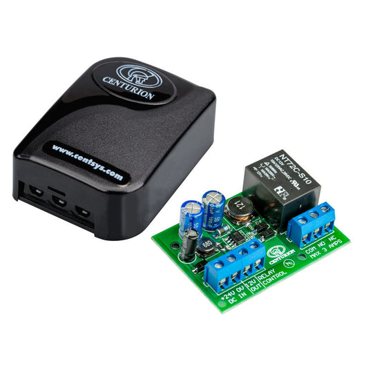 Centurion 24-12V DC-DC Regulator with Relay