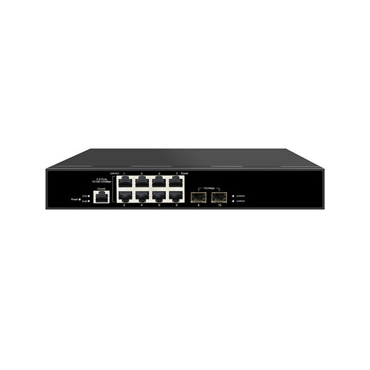 GENATA 8 Port Gigabit PoE Managed 2 SFP Switch