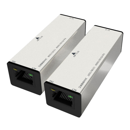 UTEPO 10100 PoE Repeater Up to 300m (Max 30W)GENATA Gigabit Ethernet to Fibre Media Convertor