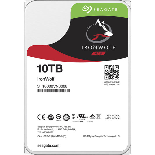 Seagate 10TB HDD NAS IronWolf 3.5 Size SATA