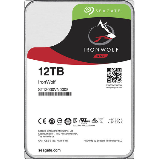 Seagate 12TB HDD NAS IronWolf 3.5 Size SATA