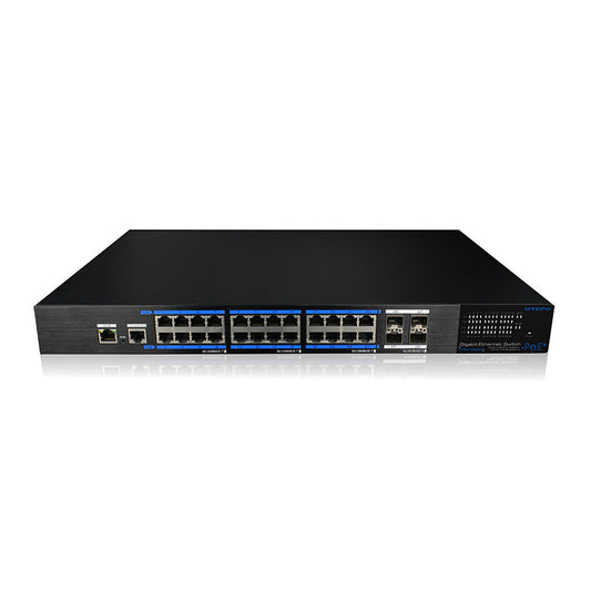 UTEPO 24 Port Gigabit PoE Managed 4 SFP Switch