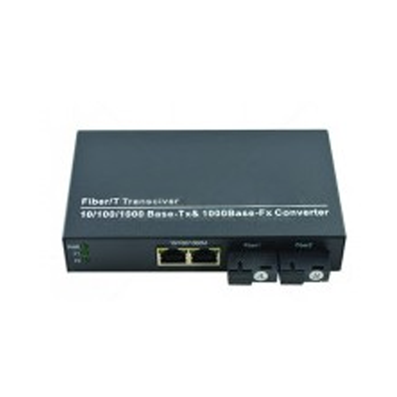 GENATA 2 Port Gigabit RJ45 to Fibre Single Mode Media Convertor